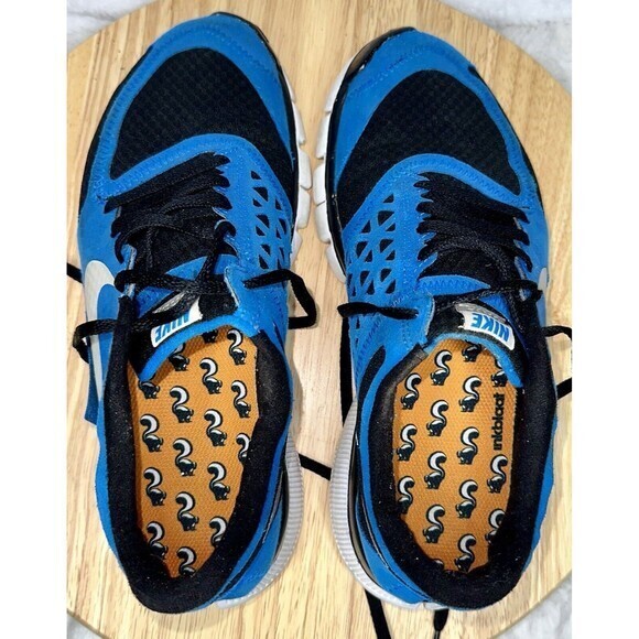 Nike Free Trainer 7.0 Blue‎ Black Running Training Athletic Shoes Mens Size 9 - Picture 6 of 8